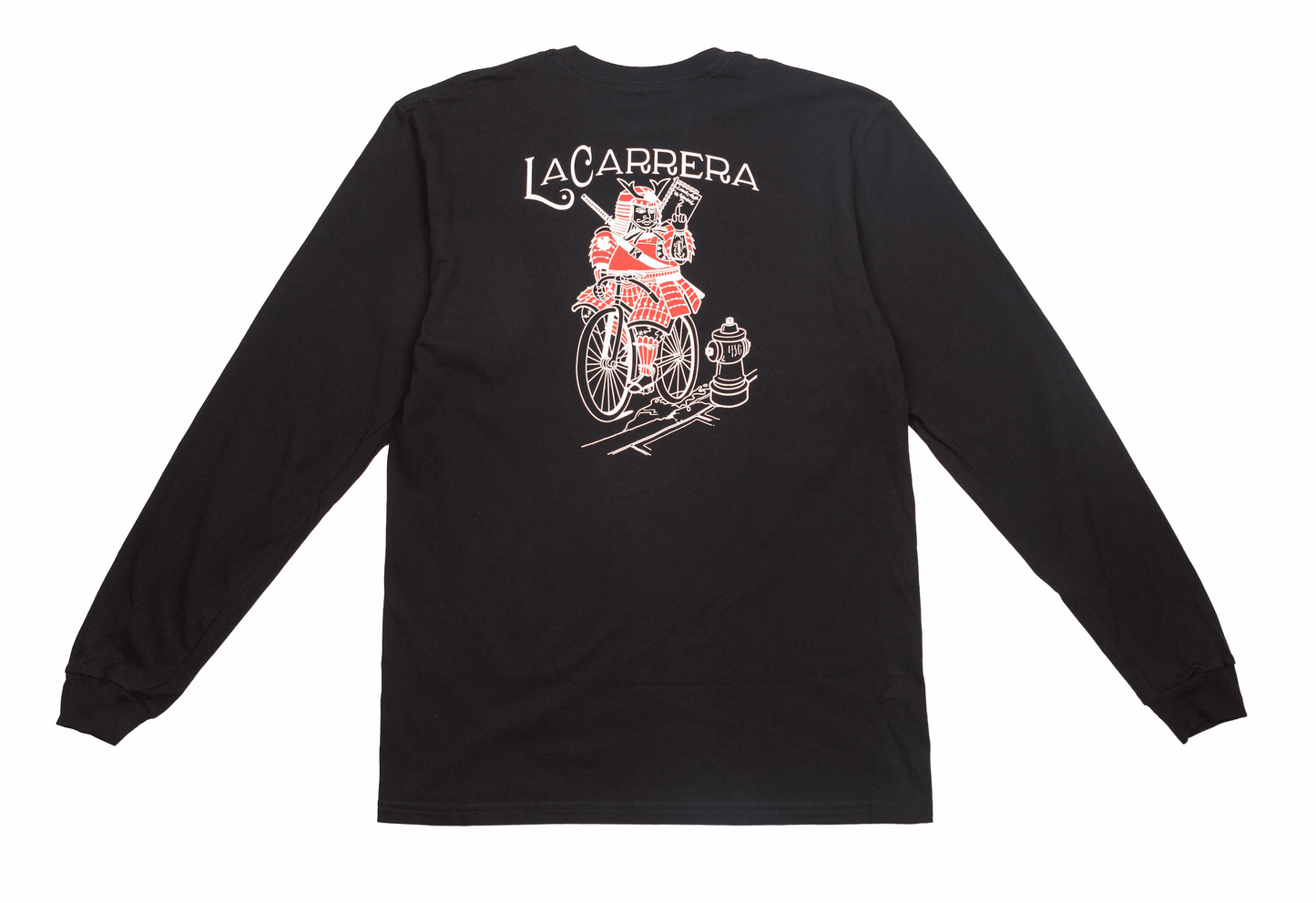 LCCC LOOK MA NO BRAKES 2 SAMURAI KING LONG SLEEVE TEE