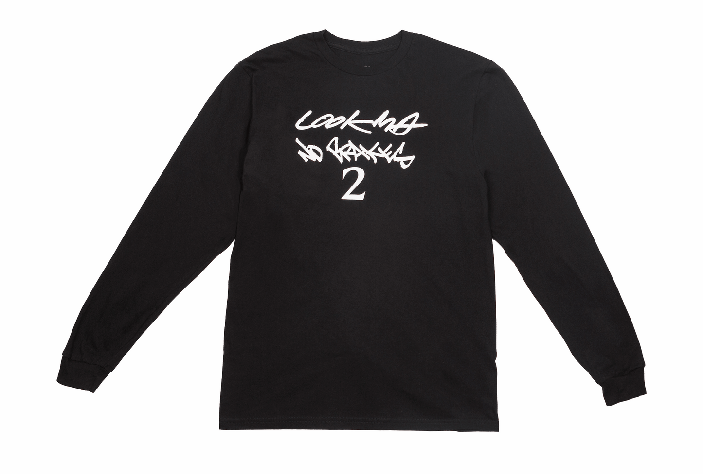 LCCC LOOK MA NO BRAKES 2 SAMURAI KING LONG SLEEVE TEE