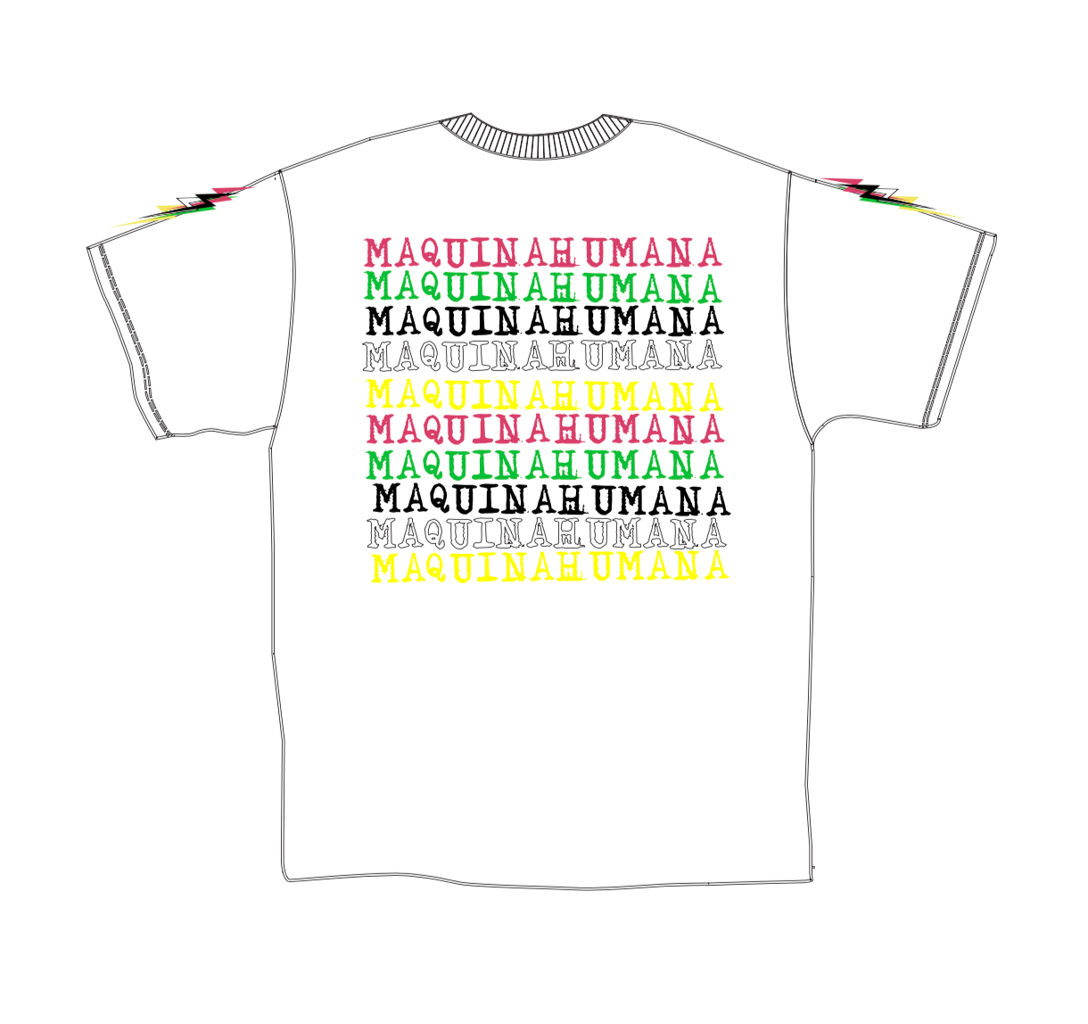LCCC MAQUINA HUMANA STEEL IS REAL TEE
