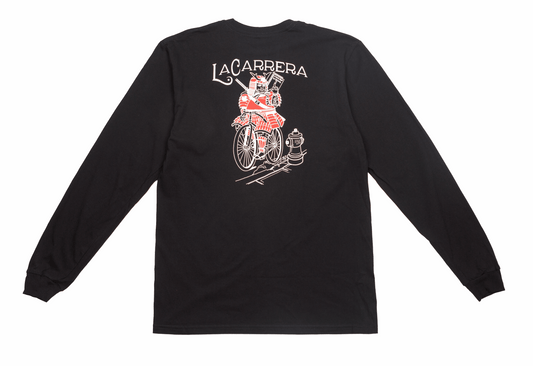 LCCC LOOK MA NO BRAKES 2 SAMURAI KING LONG SLEEVE TEE