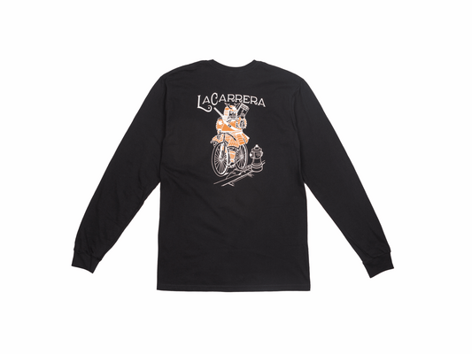 LCCC LOOK MA NO BRAKES 2 SAMURAI KING LONG SLEEVE TEE