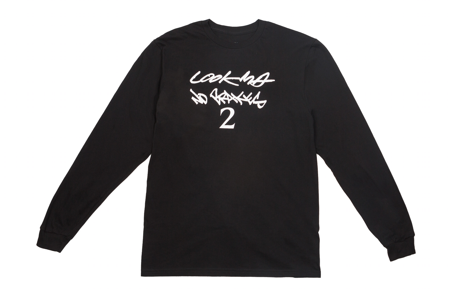 LCCC LOOK MA NO BRAKES 2 SAMURAI KING LS TEE