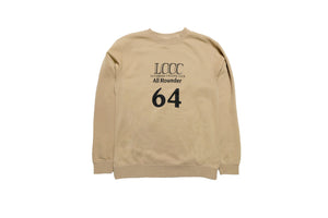 LCCC ALL ROUNDER 64 PIGMENT DYED CREWNECK SWEATER